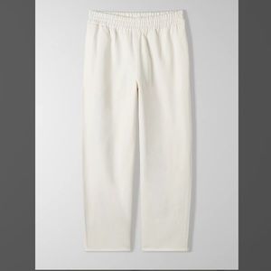Aritzia Wilfred White Linen Twill Pants NWOT